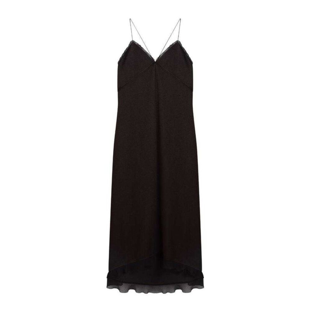 Ted Baker Womens/Ladies Mylra Frill Detail Slip Dress / Black